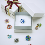 ムリーネ ミルフィオリ ピンブローチ ヴェネチアンガラス ラペルピン