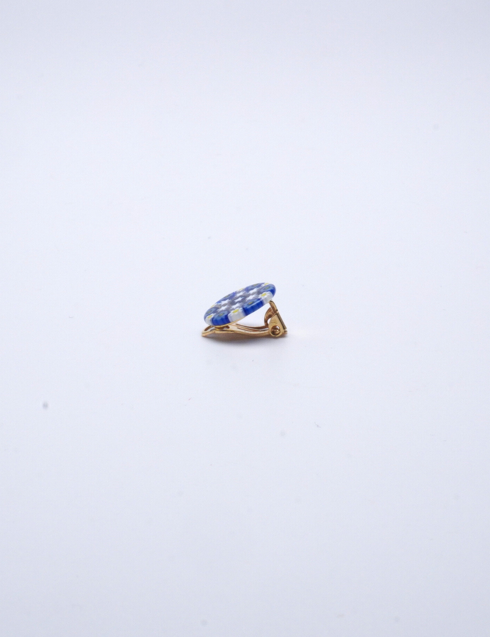 ムリーネ ミルフィオリ ピンブローチ ヴェネチアンガラス  イヤリング