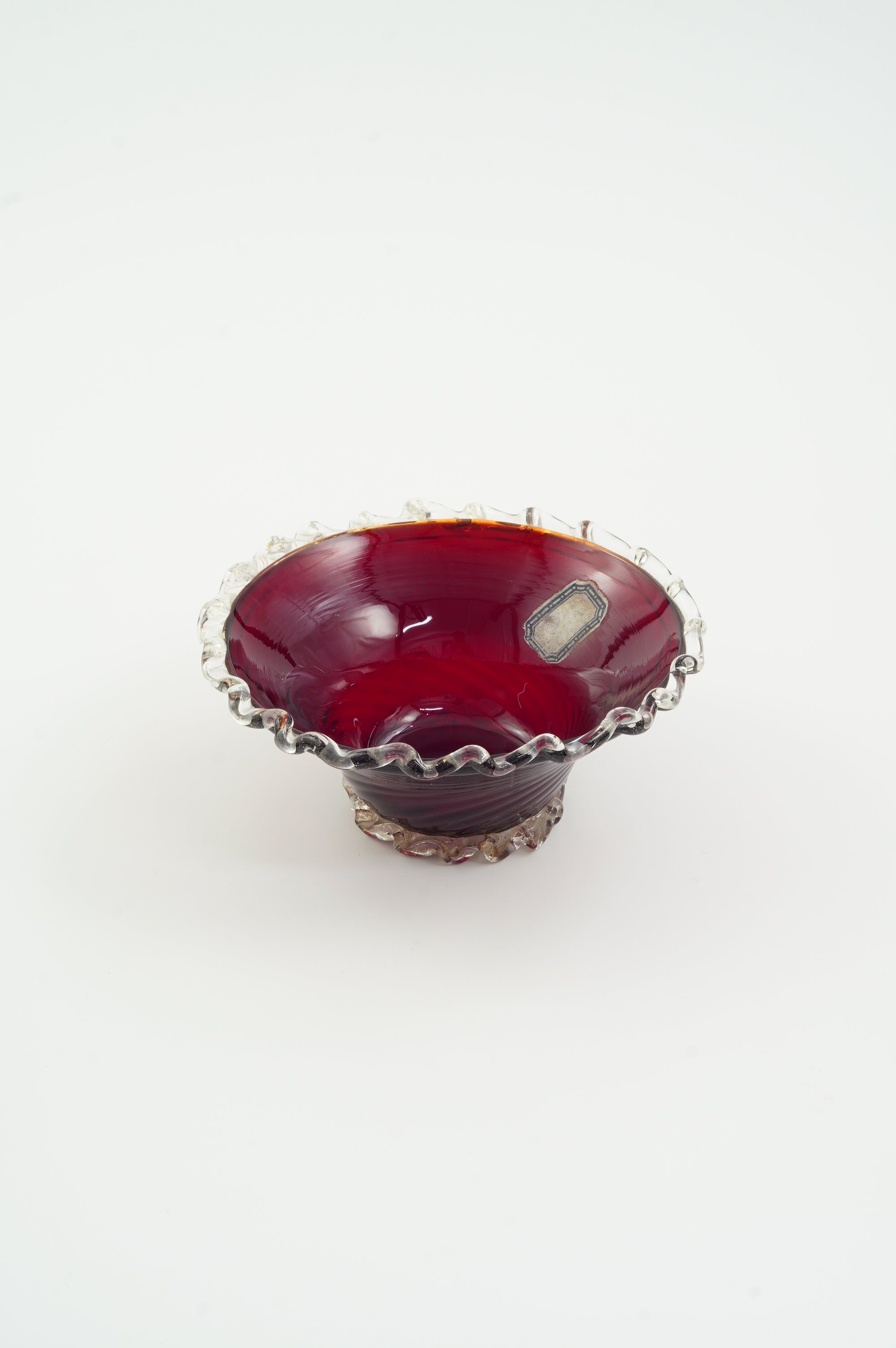 モリザ装飾 深紅小鉢