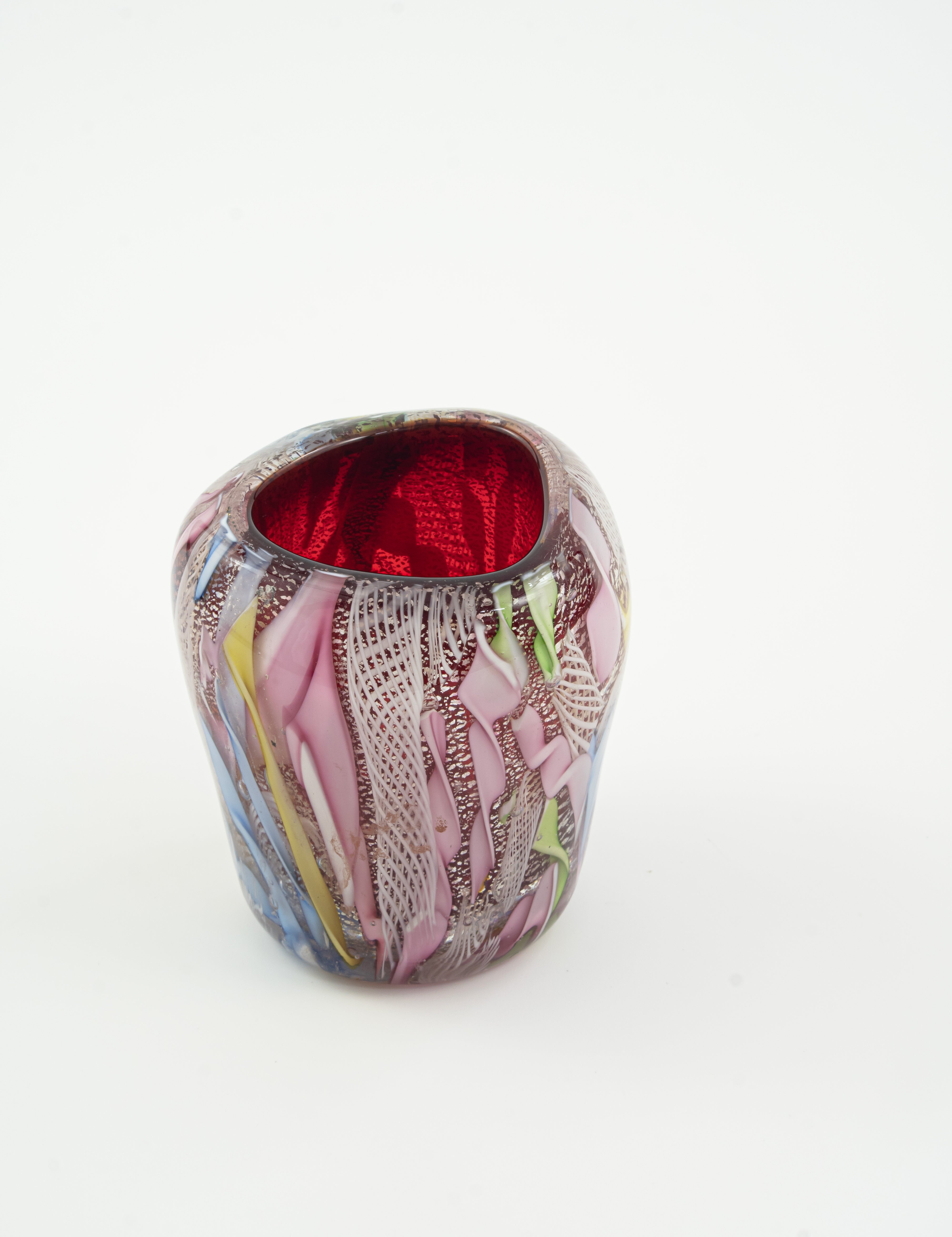 「ムラーノガラス(ベネチアングラス)〈Vase/花入〉」