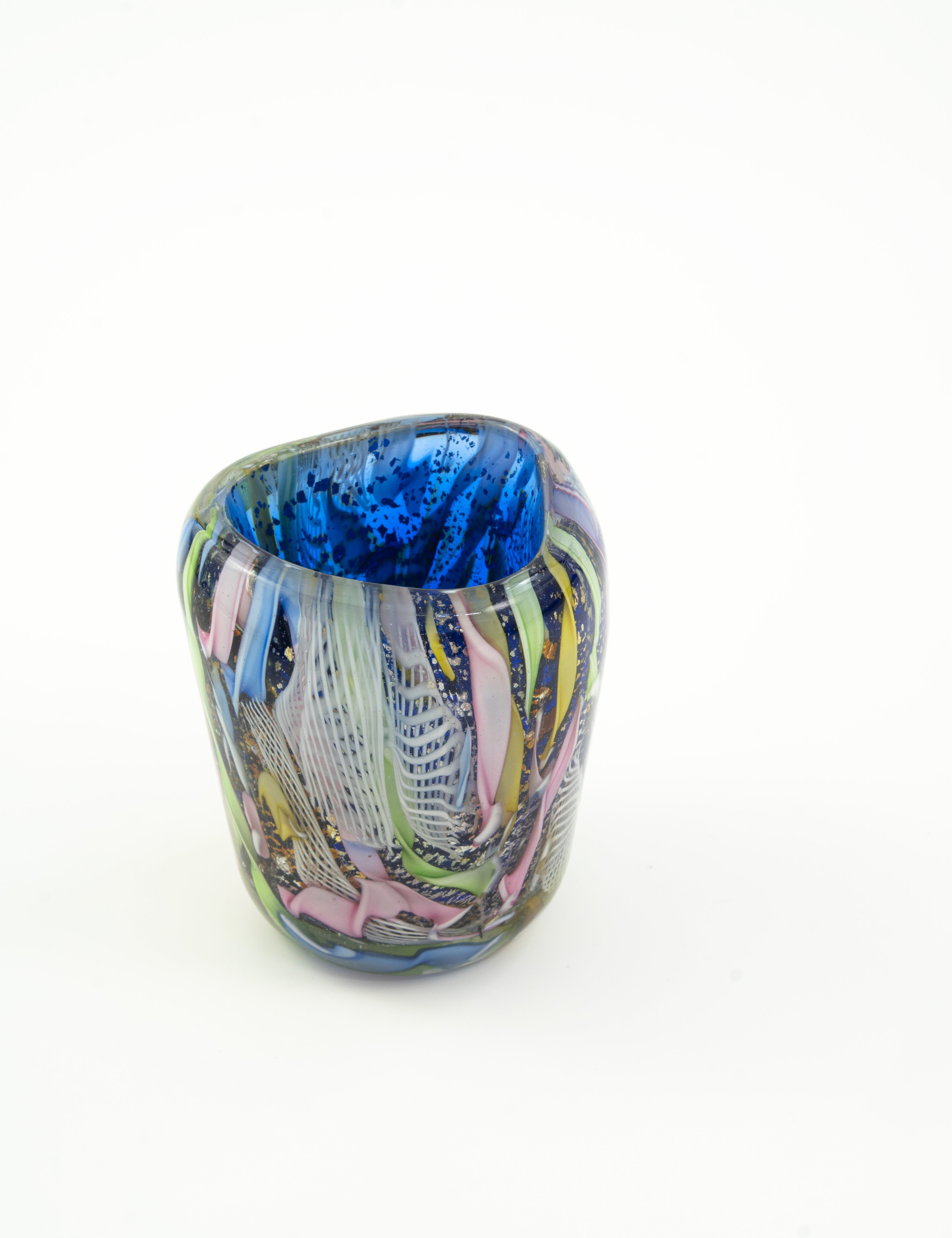 「ムラーノガラス(ベネチアングラス)〈Vase/花入〉」