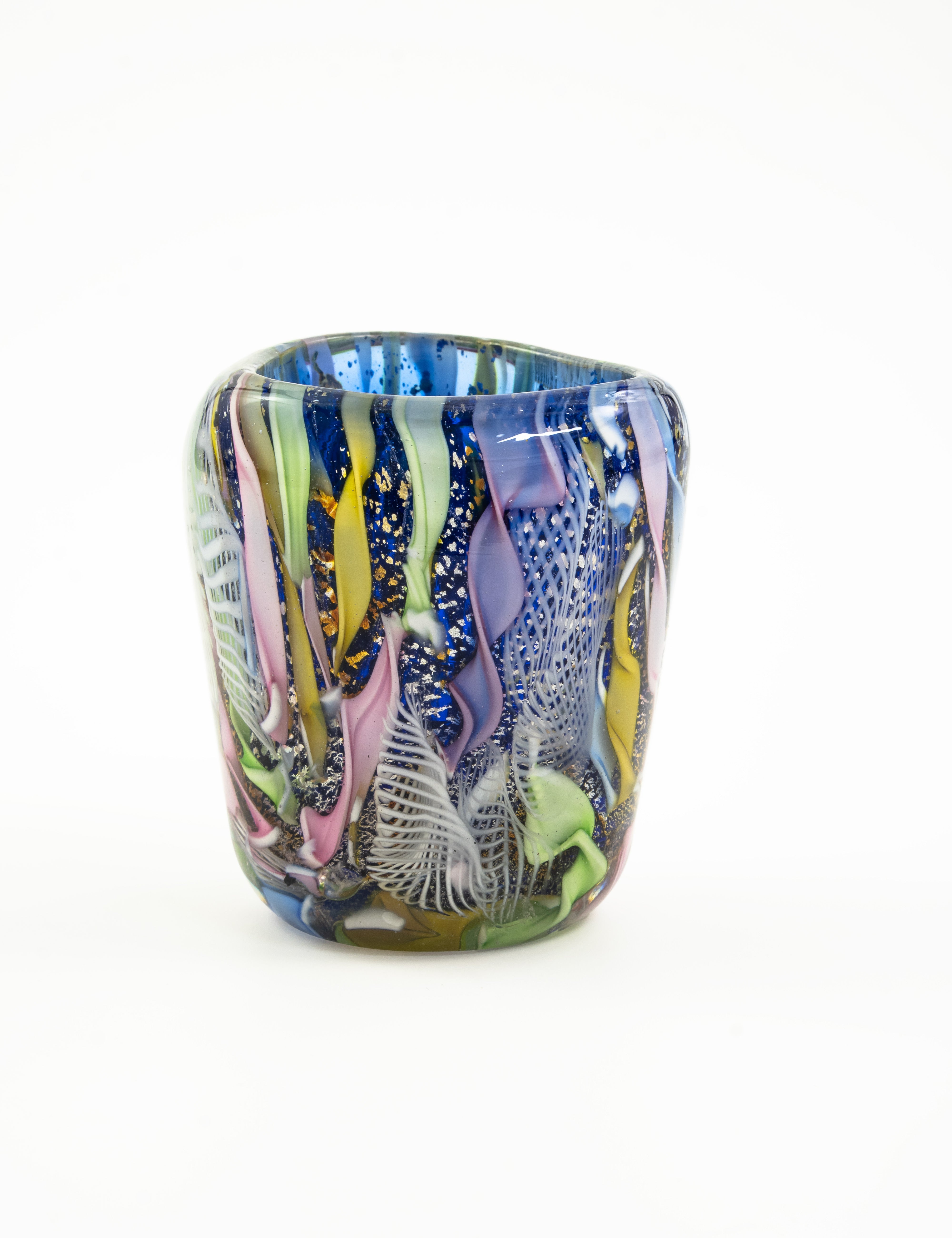 「ムラーノガラス(ベネチアングラス)〈Vase/花入〉」