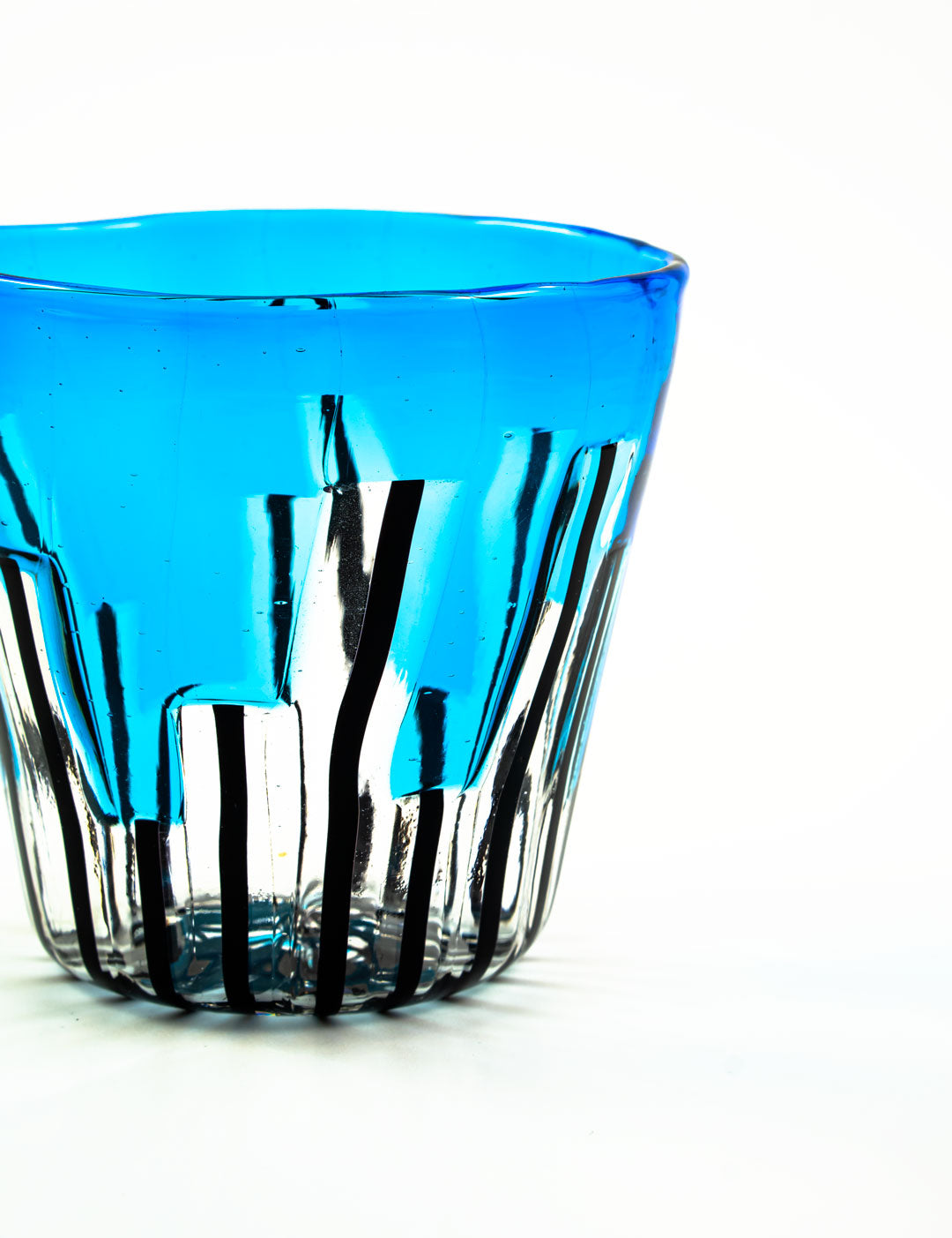 グラス「コロラート」ネロ/ブルイーノ