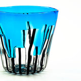 グラス「コロラート」ネロ/ブルイーノ