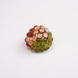 Brooch 'Grape' Multicolor