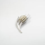 Trifari（トリファリ）ブローチ「Flower Pearl Brooch」／ヴィンテージ・コスチュームジュエリー