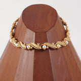Necklace/Pearl Rhinestone