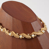 Necklace/Pearl Rhinestone