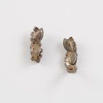 ブラウン イエロー イヤリング/ヴィンテージ・コスチュームジュエリー