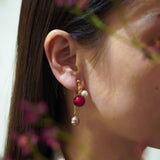 Earring 「Natale」Rosso