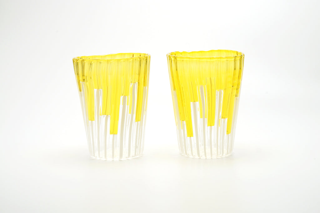 TUMBLER GLASS 「COLORATO」LIMONE〈ムラーノガラス 