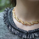 Necklace/Pearl Rhinestone