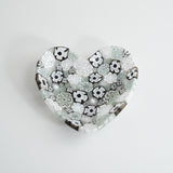 小皿「Cuore」Murrine Grigio