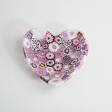 小皿「Cuore」Murrine Rosa