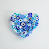 小皿「Cuore」Murrine Acqua