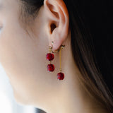 Earring 「Solatio」ROSSO