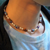 Gocce×Pearl Necklace(Short)