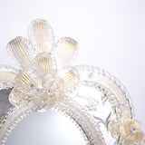 Golden Flower Decoration Mirror