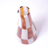 Triangular pyramid flower vase［25cm］