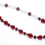 Necklace「Drop Asymmetry」Rosso
