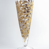 oval cone Vase「Bouquet」Gravure/gold paint