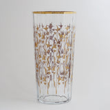 Vase「Bouquet」Small gravure/Gold Paint