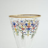 Glass with Stem「Enameled」