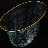Oval Vase「Little Birds」Gravure