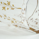 dodecagon Vase「Bouquet」Gravure/Gold paint