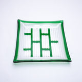 ムラーノガラス(ベネチアングラス)プレート/正角皿