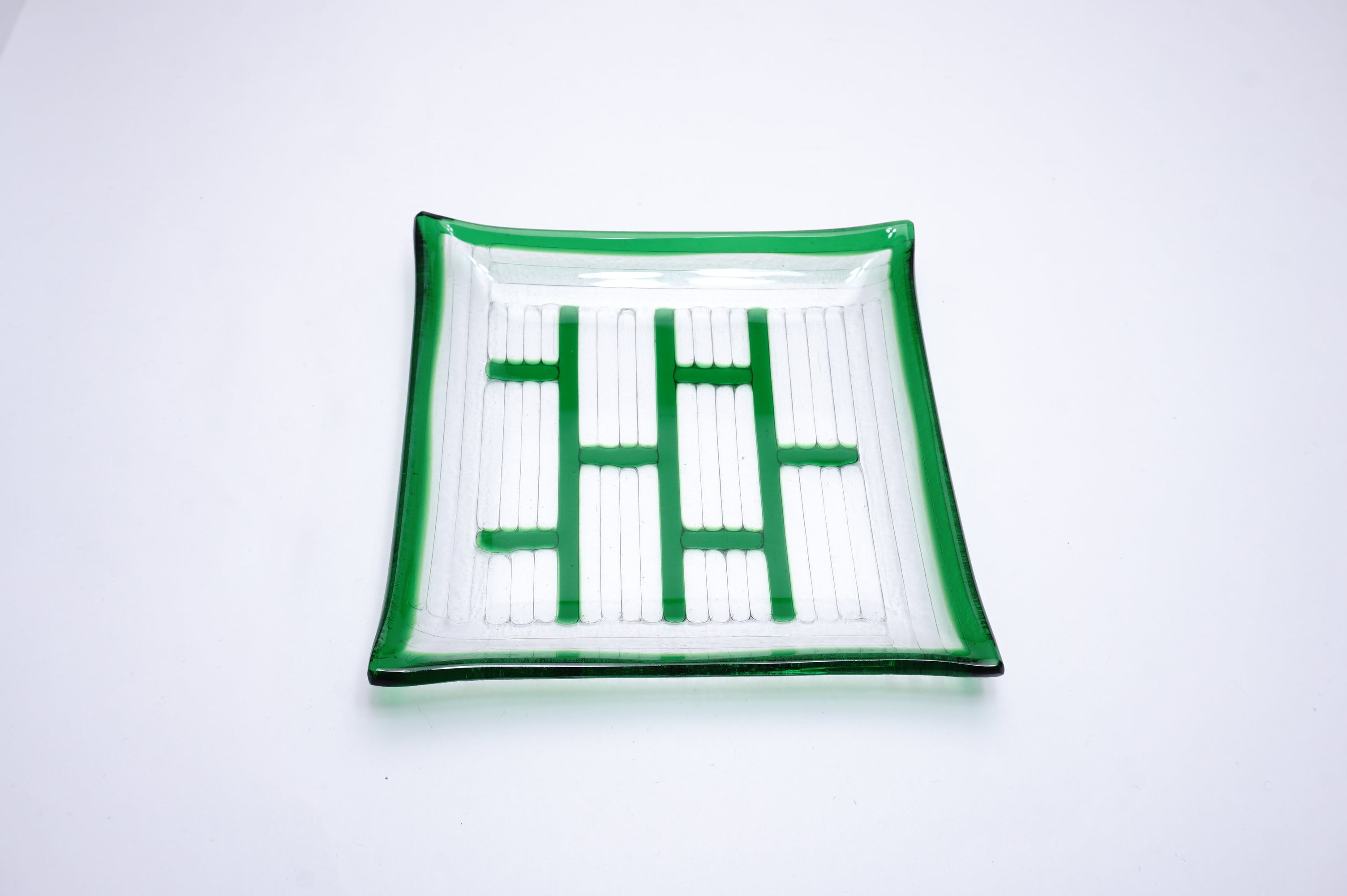 ムラーノガラス(ベネチアングラス)プレート/正角皿