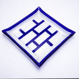 ムラーノガラス(ベネチアングラス)プレート/正角皿