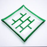 ムラーノガラス(ベネチアングラス)プレート/正角皿