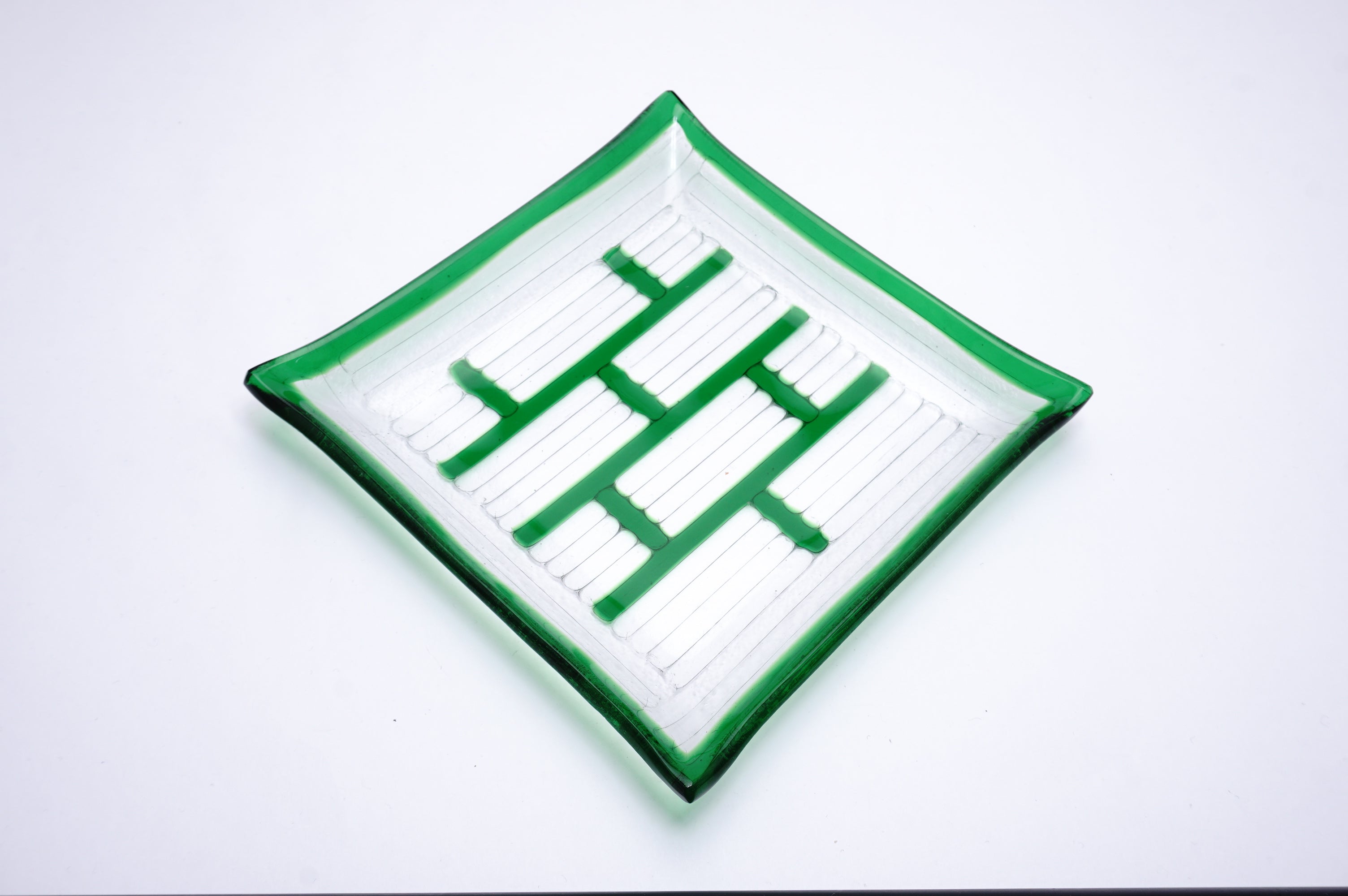 ムラーノガラス(ベネチアングラス)プレート/正角皿