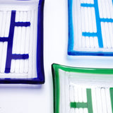 ムラーノガラス(ベネチアングラス)プレート/正角皿