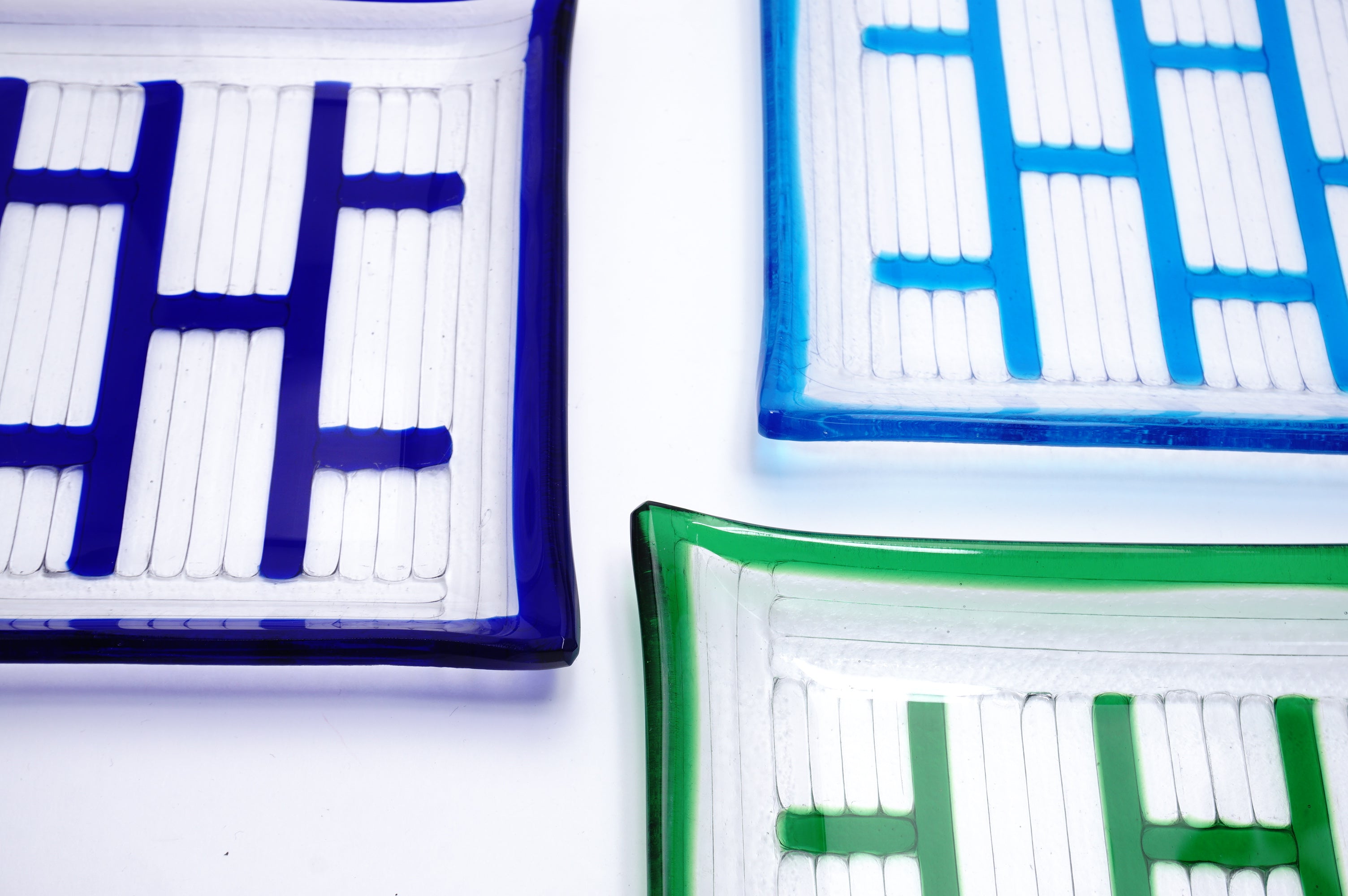 ムラーノガラス(ベネチアングラス)プレート/正角皿