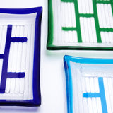 ムラーノガラス(ベネチアングラス)プレート/正角皿