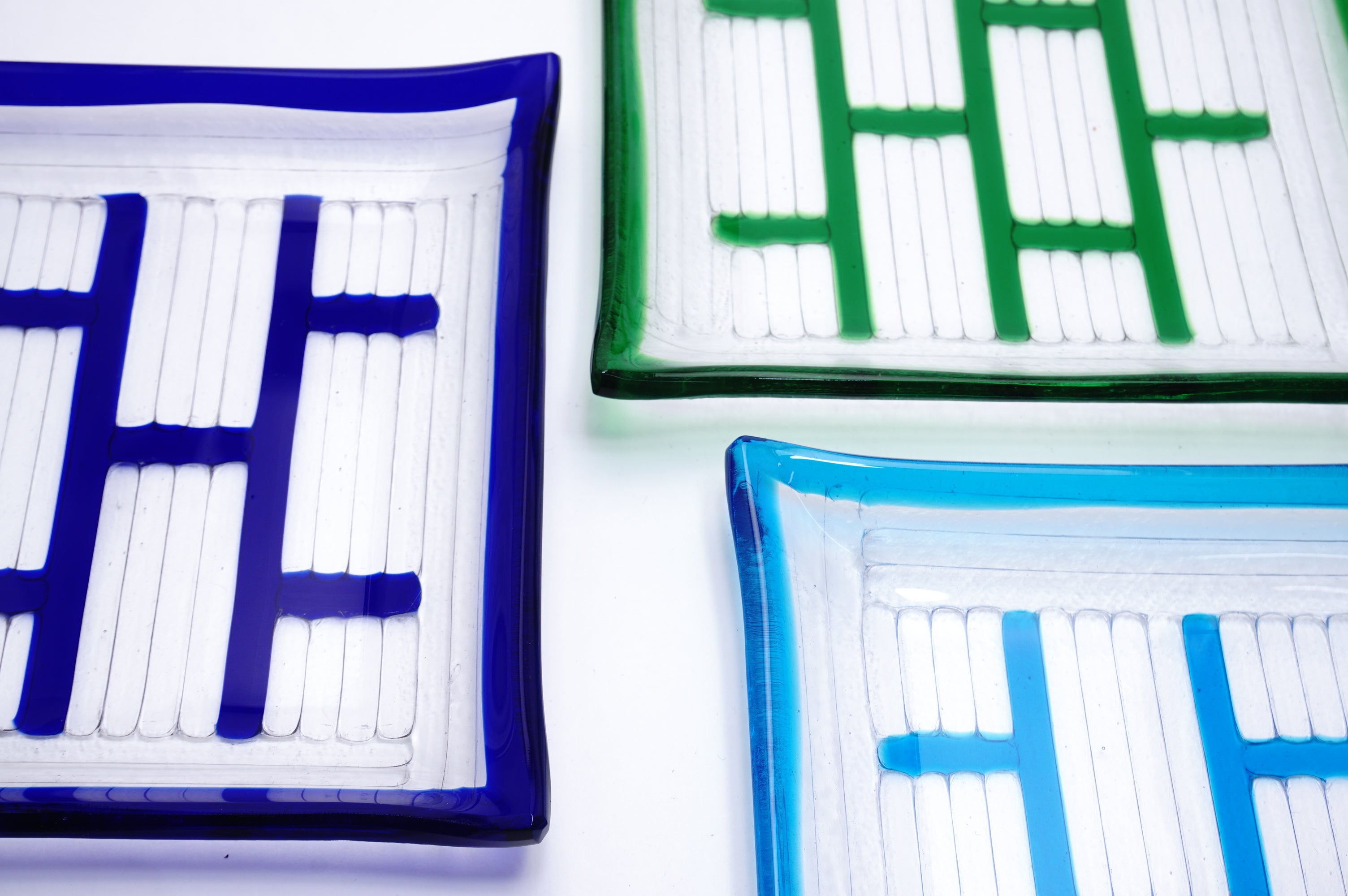 ムラーノガラス(ベネチアングラス)プレート/正角皿