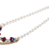 Dado×Pearl×Chain Necklace(Short)