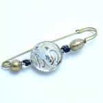 ベネチアンビーズブローチ