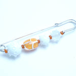 ベネチアンビーズブローチ