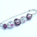 ベネチアンビーズブローチ