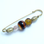 ベネチアンビーズブローチ