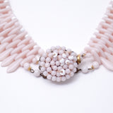 Necklace/Pink Glass