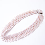 Necklace/Pink Glass