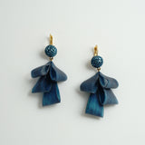 Pierced Earrings「Houseki ni Ribbon(Ribbon with Jewel)」3colors