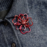 Brooch「Sankayou (Umbrella Leaf)」