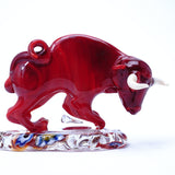 ムラーノガラスの干支シリーズ2021年 干支「未来へ駆ける紅丑」