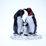Penguin family on iceberg