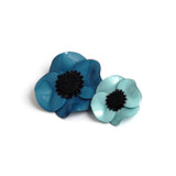 Brooch「Anemone/Two Flowers」(Large)